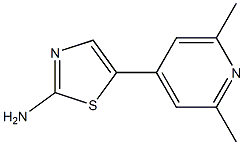 5-(2,6-dimethylpyridin-4-yl)thiazol-2-amine Structure