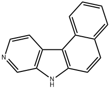 7H-Benzo(e)pyrido(3,4-b)indole Structure