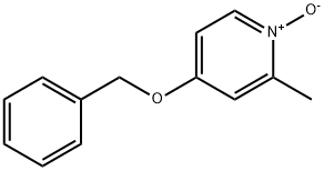 4-(benzyloxy)-2-picoline N-oxide Structure