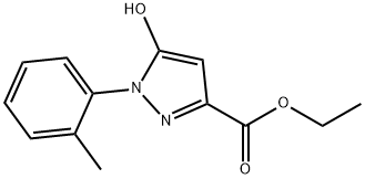 ethyl 5-hydroxy-1-(2-methylphenyl)-1H-pyrazole-3-carboxylate Structure