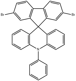 2',7'-dibromo-10-phenyl-spiro[acridine-9(10H),9'-[9H]fluorene] Structure