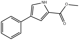 Methyl 4-phenyl-1H-pyrrole-2-carboxylate Structure