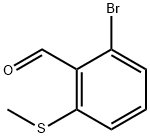 2-Bromo-6-(methylsulfanyl)benzaldehyde Structure