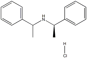 (1S)-1-phenyl-N-[(1R)-1-phenylethyl]ethanamine:hydrochloride Structure