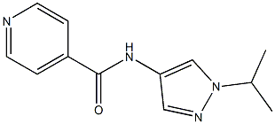 N-(1-propan-2-ylpyrazol-4-yl)pyridine-4-carboxamide Structure