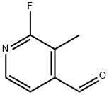 2-FLUORO-3-METHYLISONICOTINALDEHYDE Structure