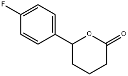 6-(4-fluorophenyl)oxan-2-one Structure