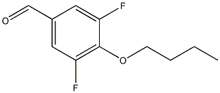 4-butoxy-3,5-difluorobenzaldehyde Structure