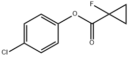 4-chlorophenyl 1-fluorocyclopropanecarboxylate Structure