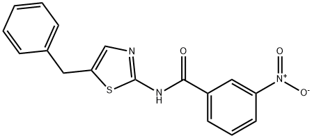 N-(5-benzylthiazol-2-yl)-3-nitrobenzamide Structure