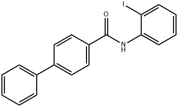 N-(2-iodophenyl)-4-biphenylcarboxamide Structure