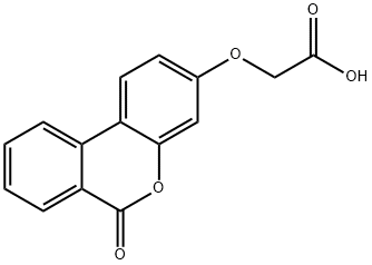 2-(6-oxobenzo[c]chromen-3-yl)oxyacetic acid Structure