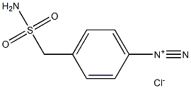Benzenediazonium, 4-[(aminosulfonyl)methyl]-, chloride Structure