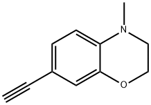 7-ETHYNYL-4-METHYL-3,4-DIHYDRO-2H-BENZO[B][1,4]OXAZINE Structure