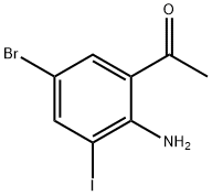 1-(2-Amino-5-bromo-3-iodo-phenyl)-ethanone Structure