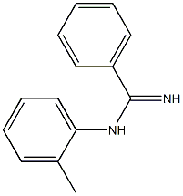 Benzenecarboximidamide, N-(2-methylphenyl)- Structure
