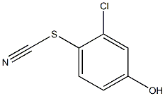 Thiocyanic acid, 2-chloro-4-hydroxyphenyl ester Structure