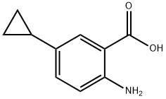 Benzoic acid, 2-amino-5-cyclopropyl- Structure
