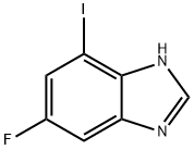 6-Fluoro-4-iodo-1H-benzoimidazole Structure
