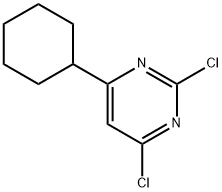 2,4-dichloro-6-cyclohexylpyrimidine Structure