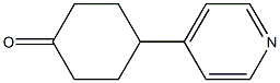 Cyclohexanone, 4-(4-pyridinyl)- Structure