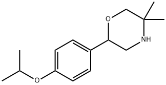 2-(4-isopropoxyphenyl)-5,5-dimethylmorpholine Structure