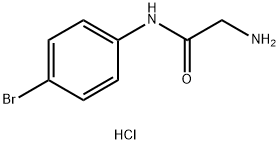 2-amino-N-(4-bromophenyl)acetamide hydrochloride Structure