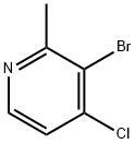3-BROMO-4-CHLORO-2-METHYLPYRIDINE Structure
