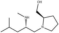 ((R)-1-((S)-4-methyl-2-(methylamino)pentyl)pyrrolidin-2-yl)methanol Structure