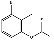 1-bromo-3-(difluoromethoxy)-2-methylbenzene Structure
