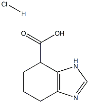4,5,6,7-Tetrahydro-1H-benzo[d]imidazole-7-carboxylic acid hydrochloride Structure