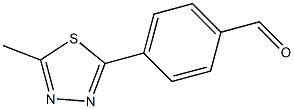 4-(5-methyl-1,3,4-thiadiazole-2-yl)benzaldehyde Structure
