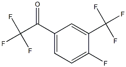 2,2,2-trifluoro-1-[4-fluoro-3-(trifluoromethyl)phenyl]ethanone Structure