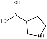 pyrrolidin-2-ylboronic acid Structure