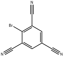 2-Bromo-benzene-1,3,5-tricarbonitrile Structure