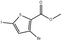 METHYL 3-BROMO-5-IODOTHIOPHENE-2-CARBOXYLATE Structure