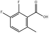 2,3-Difluoro-6-methylbenzoic acid Structure