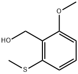 [2-Methoxy-6-(methylsulfanyl)phenyl]methanol Structure