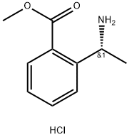 METHYL 2-[(1R)-1-AMINOETHYL]BENZOATE HYDROCHLORIDE Structure