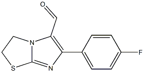 6-(4-fluorophenyl)-2,3-dihydroimidazo[2,1-b][1,3]thiazole-5-carbaldehyde Structure