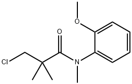 3-chloro-N-(2-methoxyphenyl)-N,2,2-trimethylpropanamide Structure