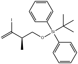 (R)-tert-butyl((3-iodo-2-methylbut-3-en-1-yl)oxy)diphenylsilane Structure