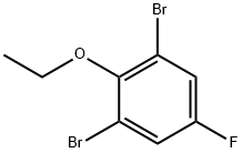 1,3-DIBROMO-2-ETHOXY-5-FLUOROBENZENE Structure