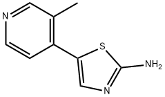 5-(3-methylpyridin-4-yl)thiazol-2-amine Structure