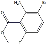 methyl 2-amino-3-bromo-6-fluorobenzoate Structure