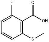 2-Fluoro-6-(methylsulfanyl)benzoic acid Structure