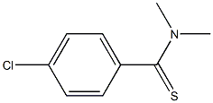 Benzenecarbothioamide,4-chloro-N,N-dimethyl- Structure