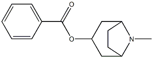 8-Azabicyclo[3.2.1]octan-3-ol,8-methyl-, 3-benzoate Structure