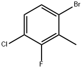 1-Bromo-4-chloro-3-fluoro-2-methylbenzene Structure
