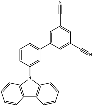 3'-(9H -carbazol-9-yl)biphenyl-3,5-dicarbonitrile Structure